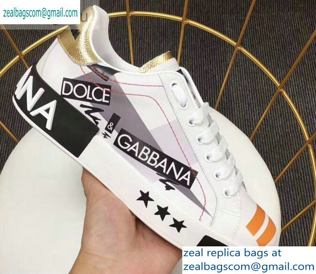 Dolce & Gabbana Embroidered Portofino Sneakers 08 2019
